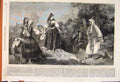Original Old Antique Print Last Abencerages Tidey Water Colours Fine Art 1862