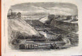 Original Old Antique Print Dock Construction Boulogne Building 1862 Victorian