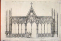 Old Antique Print Hereford Screen Scott Coventry Doncaster Church Window