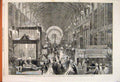 Original Old Antique Print View Nave International Exhbition Photograph 1862