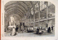 Original Old Antique Print Austrian Belgian Court Internatiional Exhibition 1862