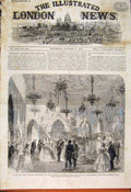 Old Antique Print Hendrikx Common Council Brussels Science Congress 1862 19th