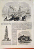 Original Old Antique Print Duke Cambridge Guernsey Dublin Bolton Spinning Mule