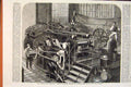 Original Old Antique Print Maudslay Engine Valiant International Exhibition 1862