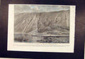 Original Old Antique Print Scotland Loch Muich Highlands Prince Wales 1864 19th