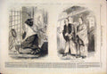 Original Old Antique Print Japan Japanese Gilr Minstrels Yokohama 1864 Victorian