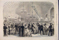 Original Old Antique Print International Naval Festival Portsmouth College 1865