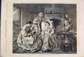 Original Old Antique Print Foster Sisters Bostock Manchester Fine Art 1865 19th