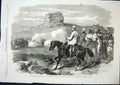 Original Old Antique Print Abyssinian Expedition Ethiopia Napier 1868 Victorian