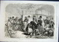 Old Antique Print Austrian Steam Boat Balatou Lake Hungary Passenger 1868 19th