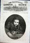 Original Old Antique Print Mischief Fun Sant Leeds Exhibition Fine Art 1868 19th
