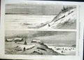 Old Antique Print Yukon River Unalachleet Indian Fishing Ice Alaska 1868 19th