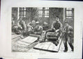Old Antique Print Emperor Napoleon Paris Visit Queen Prince Consort 1855 19th