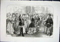 Original Old Antique Print Waverley Ball Willis'S Rooms London England 1871 19th
