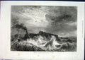 Original Old Antique Print French Mail Boat Dover Mail-Boat Weber Fine Art 1871