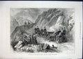Original Old Antique Print Louise Lorne Inverary Scotland Carriage 1871 19th