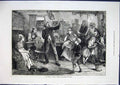 Original Old Antique Print Sedan Battles Story Fine Art 1871 19th