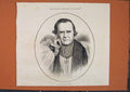 Original Old Antique Print Portrait Bishop Winchester 1873 19th