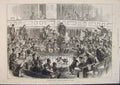 Original Old Antique Print Sketches Spain Amusements Madrid 1873 19th