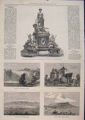 Old Antique Print Ramsbottom Locomotive Factory Cathedral Ndhjem Sandwich