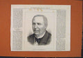 Original Old Antique Print Portrait Dr Nelaton French Surgeon 1873 Victorian