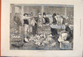 Original Old Antique Print Michaelmas Goose Fair Christmas 1873 19th