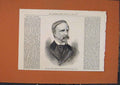 Old Antique Print Portrait Duke D'Aumale President Court Marshall Bazaine