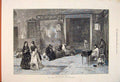 Original Old Antique Print Church Door Spain Madrazo Religious 1873 Victorian