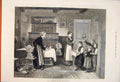 Original Old Antique Print Grandmother'S Birthday Salentin Fine Art 1873 Pritn