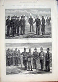 Old Antique Print Edinburgh Scottish Volunteers Forfar Roxburgh Macdonald
