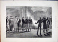 Original Old Antique Print Highland Scotland Prince Wales 1881 19th
