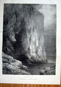 Original Old Antique Print Bass Read Exhibition Painters Water Fine Art 1881