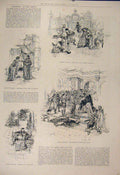Original Old Antique Print Theodora Marcellus Gaiety Theatre London 1885 19th