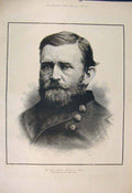 Antique Antique Print Ulysses Grant Portrait President United States America 01MAA1