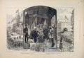 Original Old Antique Print Grant Funeral New York America Lincoln Statue 1885
