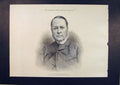 Original Old Antique Print Portrait Playfair British Association Aberdeen 1885