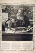 Original Old Antique Print Battle Won King War Child Man Sier Fine Art 1885 19th