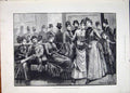 Original Old Antique Print Country Cousins Royal Academy Hopkins Fine Art 1887