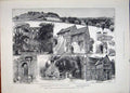 Old Antique Print Archeological Institute Salisbury Stratford Church 1887 19th