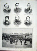 Old Antique Print Portrait Lassoe Ridgeway Barrow Lessar Afghan Worcester