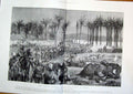 Original Old Antique Print Dongola War Ferket Battle 1896 Egypt 19th