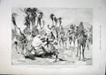 Original Old Antique Print Dongola Wady Halfa 1896 Egypt 19th Century