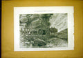 Original Old Antique Print Indian Frontier Artillery Gun Panjkora 1897 19th
