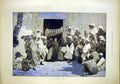 Original Old Antique Print Marriage Cairo Montbard Egypt Religion 1897 Victorian