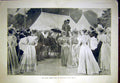 Original Old Antique Print Queen Garden Party Buckingham Palace 1897 Victorian