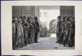 Original Old Antique Print Revolution Egypt Tewfik Pahsa Citadel Cairo 1879 19th