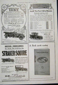 Old Antique Print 1914 Car Argyll Invincible Talbot Straker Squire Advert 20th