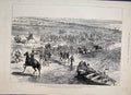 Original Old Antique Print 1884 Soudan War Stampede Baker Pasha Trinkitat 19th