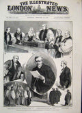 Original Old Antique Print 1889 Citation Bishop Lincoln Canterbury Lambeth 19th