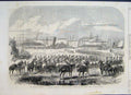 Original Old Antique Print 1866 Fenian Conspiracy Ireland Dragoon Dublin 19th